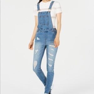 NWT Size 7 Dollhouse ripped overalls